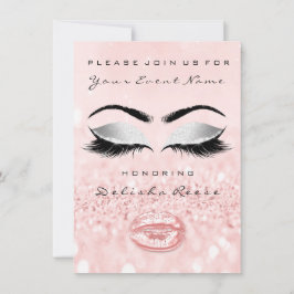 Möhippa Söt 16:e Ro Kiss Glitter Inbjudningar