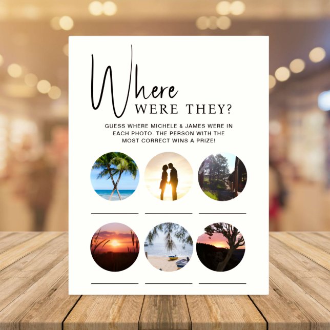 Möhippa spel där de är fotokort inbjudningar (Skapare uppladdad)