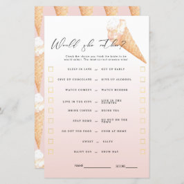 Möhippa-spel för Watercolor Ice Cream