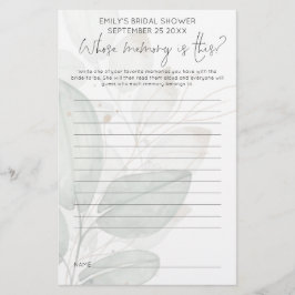 Möhippa spel vars minnesfärgton är utsvävande