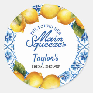 Möhippa Summer Lemon Stickers Runt Klistermärke