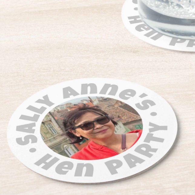 Möhippa Systerparty Underlägg Papper Rund (Skapare uppladdad)