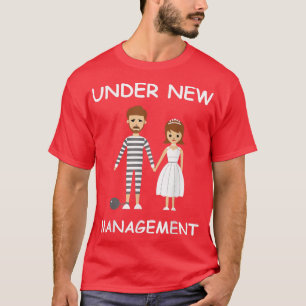 Möhippa T-shirts under ny ledning Rolig brudgumsmö