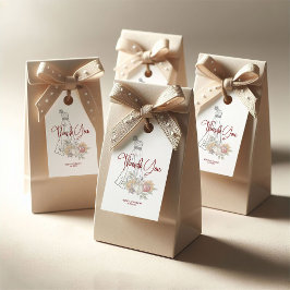 Möhippa Tack för bröllop till hösten Presentetikett