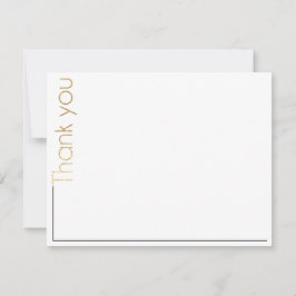 Möhippa - Tack för Eleganten Guld & Black Kort