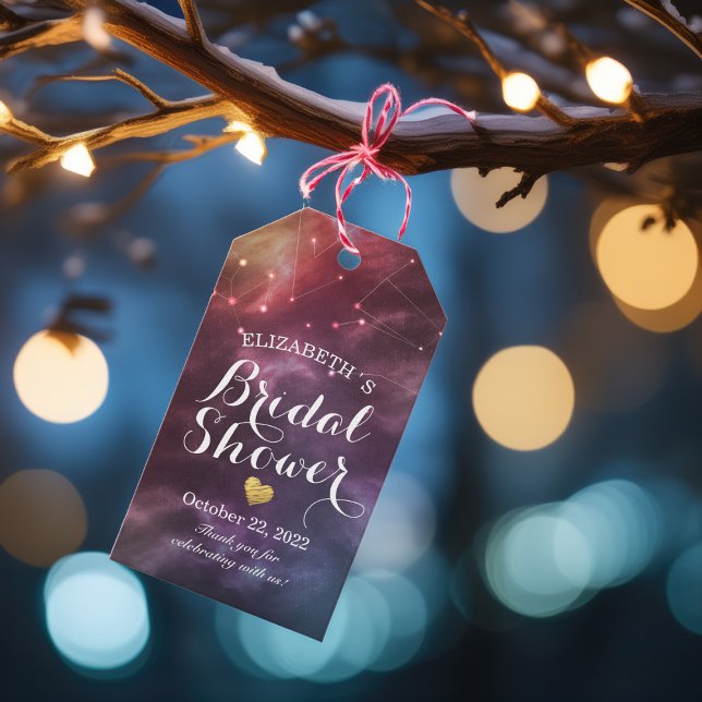 Möhippa Tack Galaxy Star Constellations Presentetikett (Skapare uppladdad)