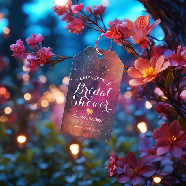 Möhippa Tack Galaxy Star Constellations Presentetikett (Skapare uppladdad)