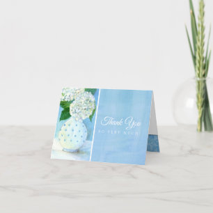 Möhippa Tackkort Blue Hydrangea Blommigt