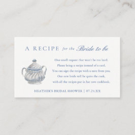 Möhippa Tea Party A Recept Tilläggskort