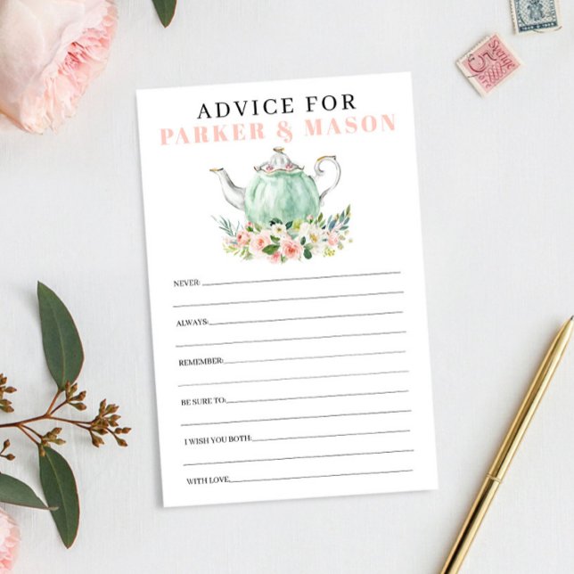 Möhippa Tea Party Advice och spel (Skapare uppladdad)