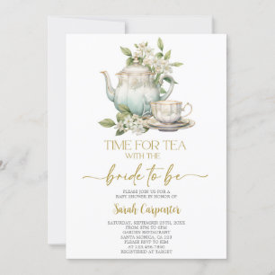 Möhippa Tea Party Inbjudningar