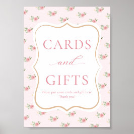 Möhippa Tea Party-kort och gåvor Poster