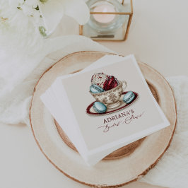 Möhippa Tea Party Macaroons Pappersservett