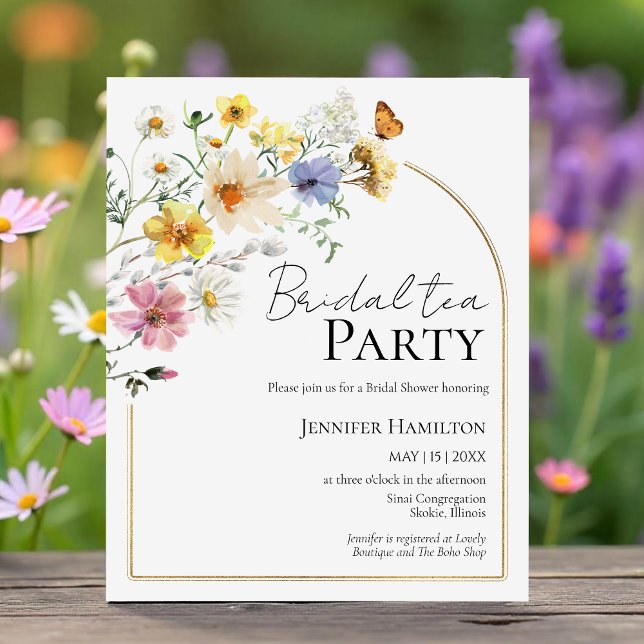 Möhippa tea Party | Wildblomma Boho Möhippa (Skapare uppladdad)