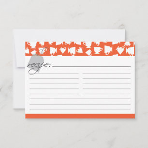 Möhippa Tea Recept Card - Orange