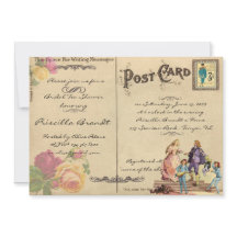 Möhippa Tea Shower Honoring, stil old Postcard