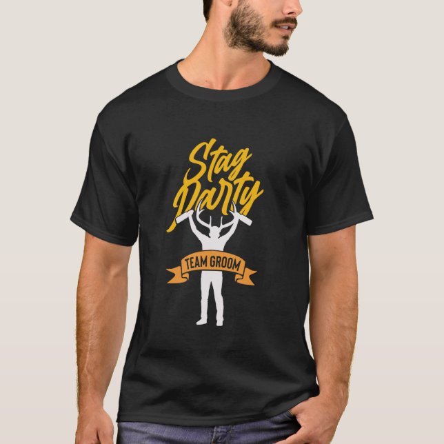 Möhippa Team Brudgum T Shirt (Framsida)