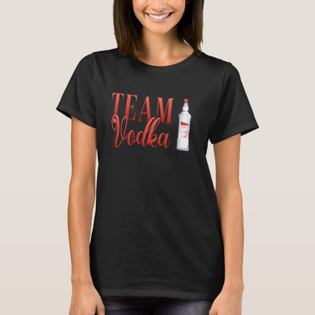 Möhippa Team Vodka Bartenders Vodka T Shirt (Framsida)
