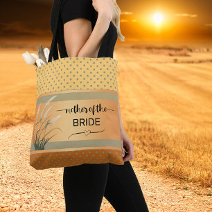 Möhippa Terra Cotta Pampas Grass Bröllop Tote Bag Tygkasse