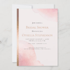 Möhippa | Tvättat  Rosa vattenfärg Meddelande