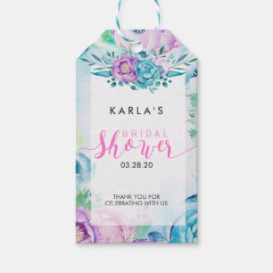 Möhippa Typografi och Boho Flowers Presentetikett