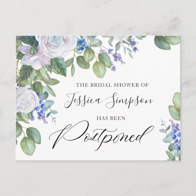 Möhippa Uppskjuten Elegant Eucalyptus Ro Vykort (Framsida)