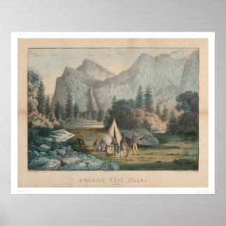 Möhippa Veil Fall, Yosemite (1303) Poster
