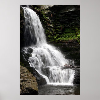 Möhippa Veil Falls - Bushkill Falls Pennsylvania Poster