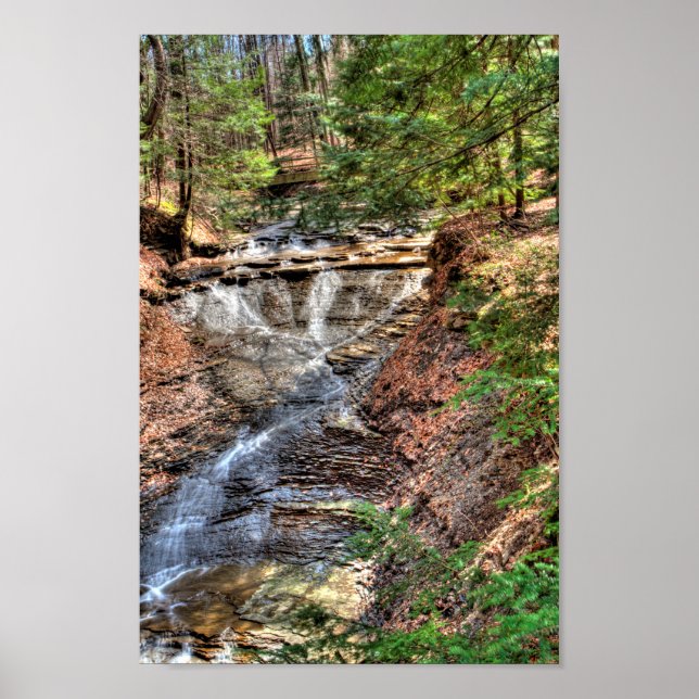 Möhippa Veil Falls, CVNP, Ohio Poster (Framsidan)
