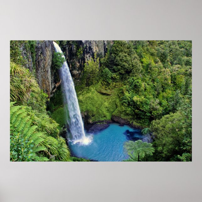 Möhippa Veil Falls, NZ Poster (Framsidan)
