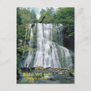 Möhippa Veil Falls, Tasmania, Australien Vykort