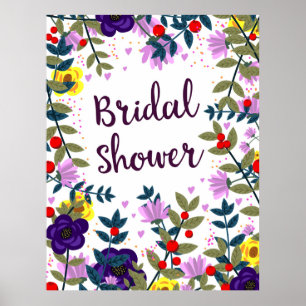 Möhippa Vintage Flowers Poster