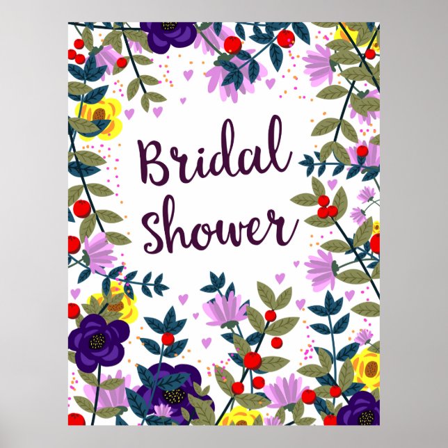 Möhippa Vintage Flowers Poster (Framsidan)