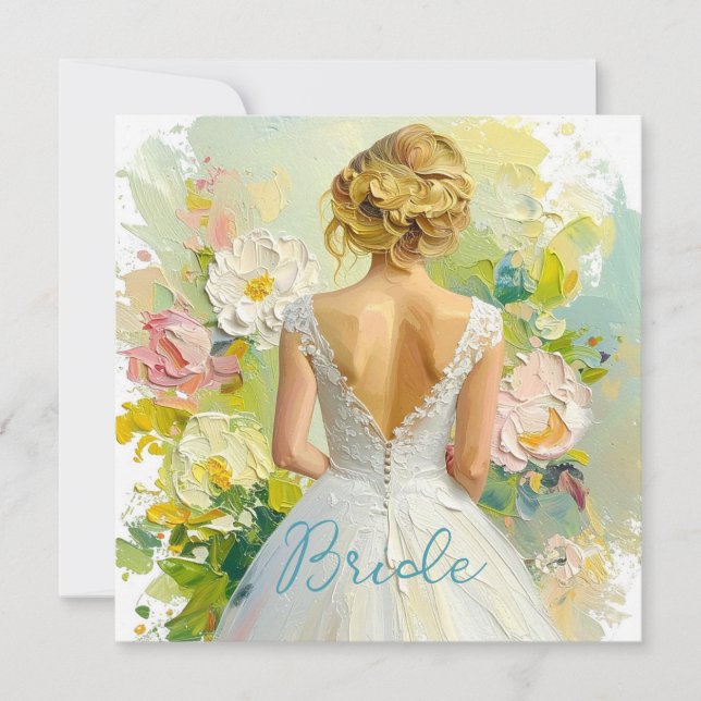 Möhippa Vit adress på abstraktens bakgrund Kort (Framsida)