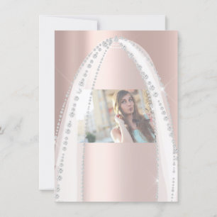 Möhippa White Spark Ro Veil Photo Inbjudningar