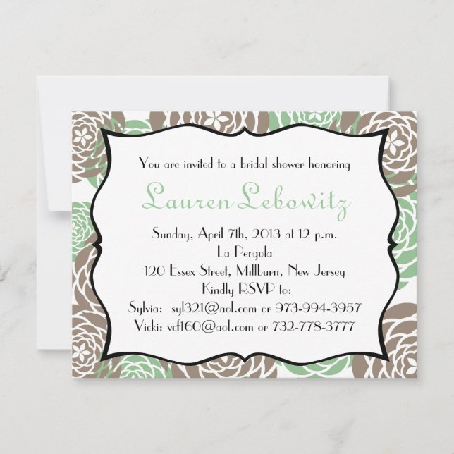 Möhippainbjudan för lauren inbjudningar (Framsida)