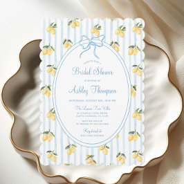 Möhippan Amalfi Lemon och Bow Inbjudningar