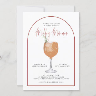 Möhippan Arch Minimalist Midday Mimosas Inbjudningar