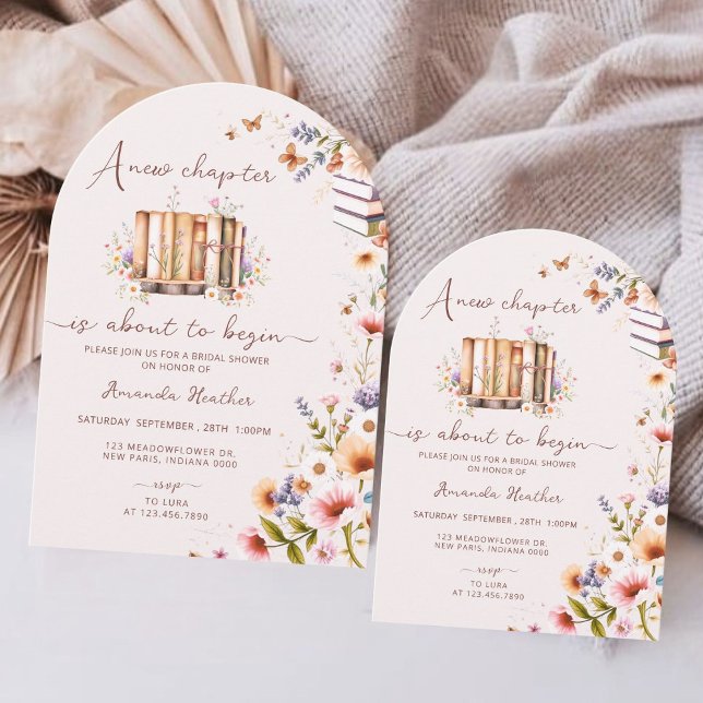 Möhippan Arch New Chapter Begins Inbjudningar (Skapare uppladdad)