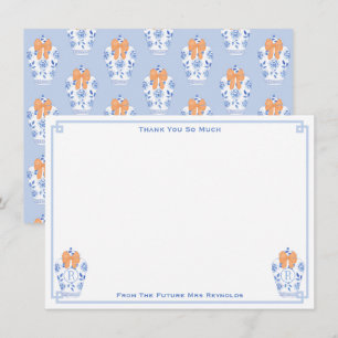 Möhippan Autumn Monogram Ginger Burk Tack Kort