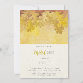 Möhippan Autumn Oak Löv Inbjudningar