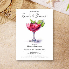 Möhippan Bassäng Party sommar Cocktail Inbjudningar