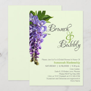 Möhippan BeSnya Wisteria Brunch Bubly Inbjudningar