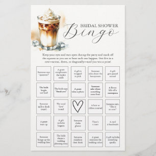 Möhippan Bingo för iskaffe Flygblad