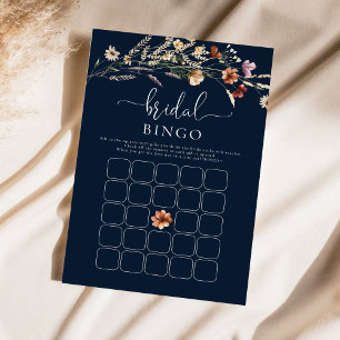 Möhippan Bingo för marinblå kornig Wildblomma