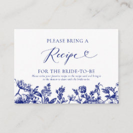 Möhippan Blå Blommigt Hämta en recept Tilläggskort