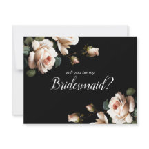 Möhippan Black & White Blommigt Bridesmaid
