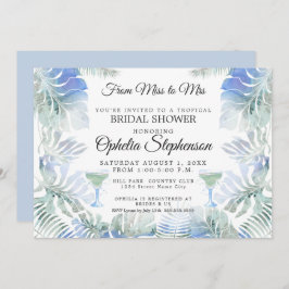 Möhippan Blåfärgad Grönt Löv  Inbjudningar