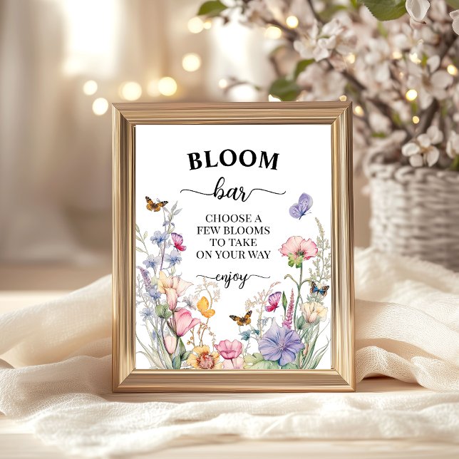 Möhippan Blommor Pub eller Wildblommor Bloom Poster (Skapare uppladdad)
