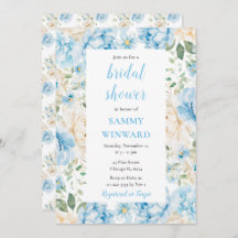 Möhippan Blue and White Peony Flowers